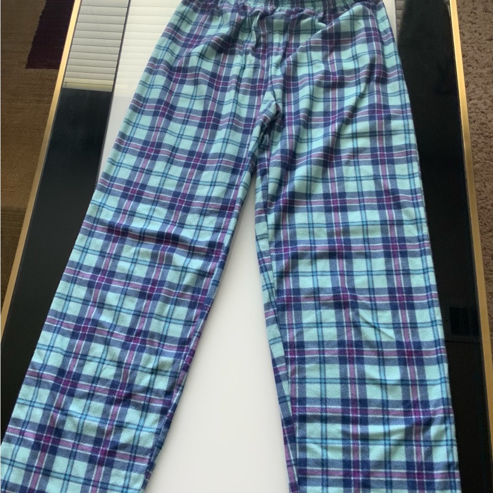 Sleep On It Plaid Pajama Pants in Blue and Purple